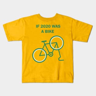 2020 pandemic puns about bicycle Kids T-Shirt